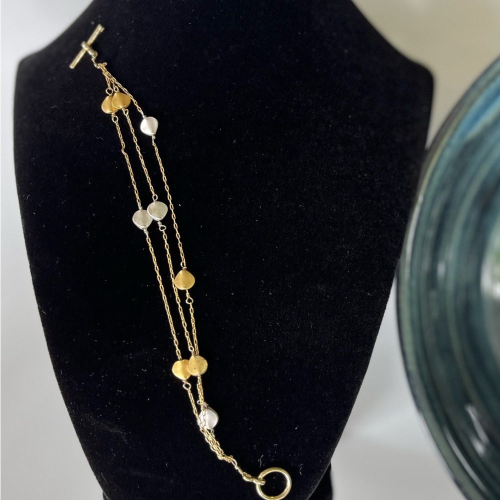 Silpada Gold and Silver Bracelet with Dainty Design